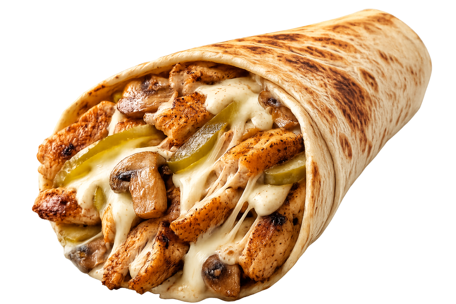 Cheesy Chicken Wrap