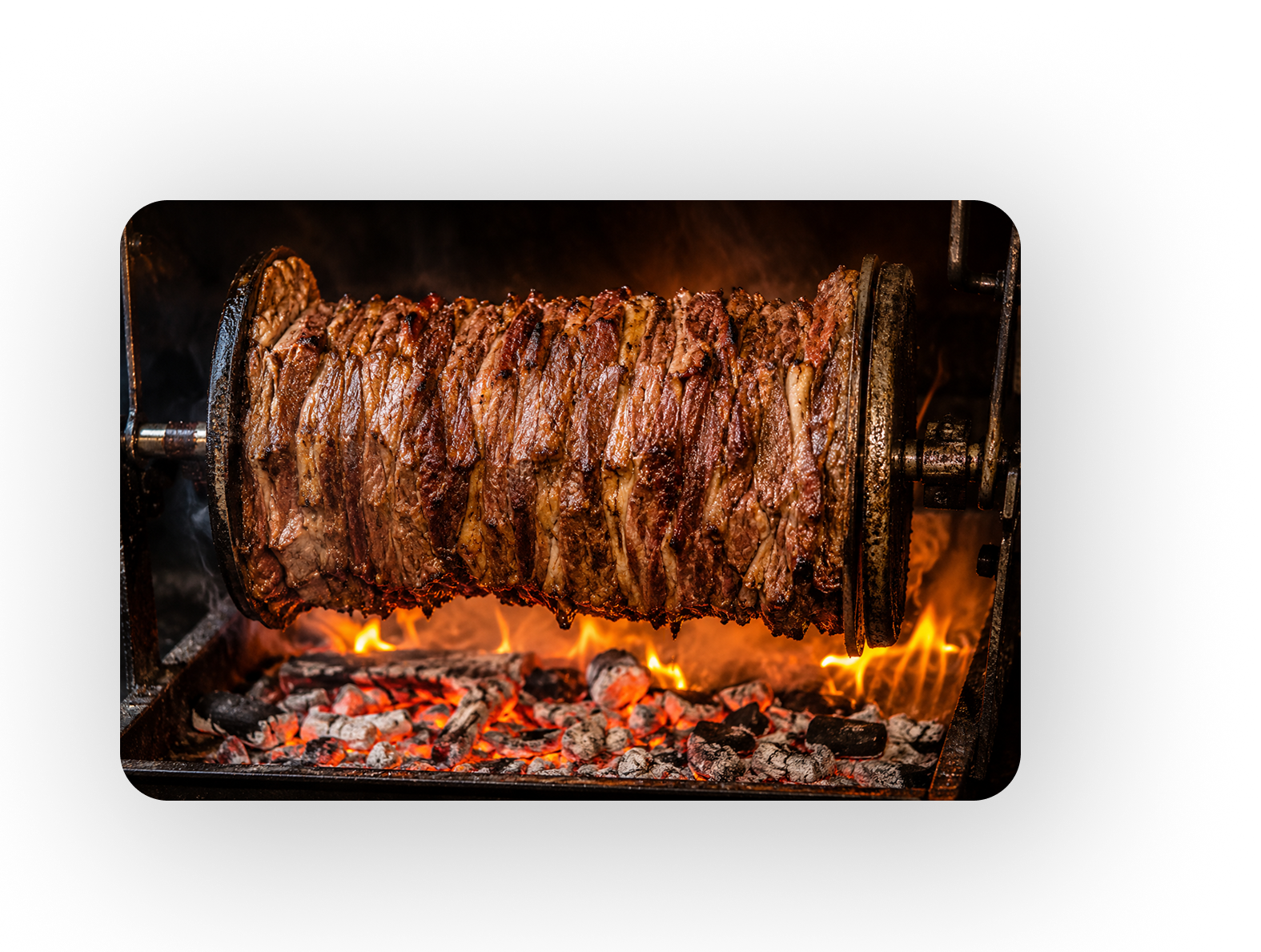 Lamb Shawarma Shawarma on Charcoal - Alassaf BBQ
